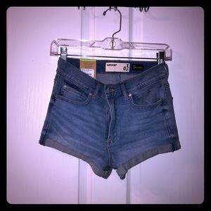 High waist denim shorts (never worn)